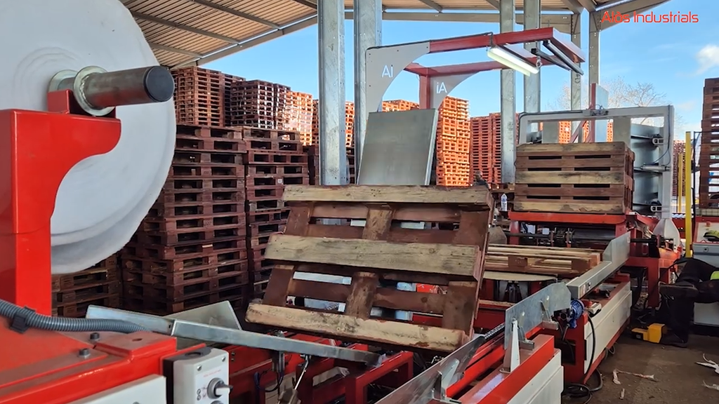 Línea de clasificación de palets D504A