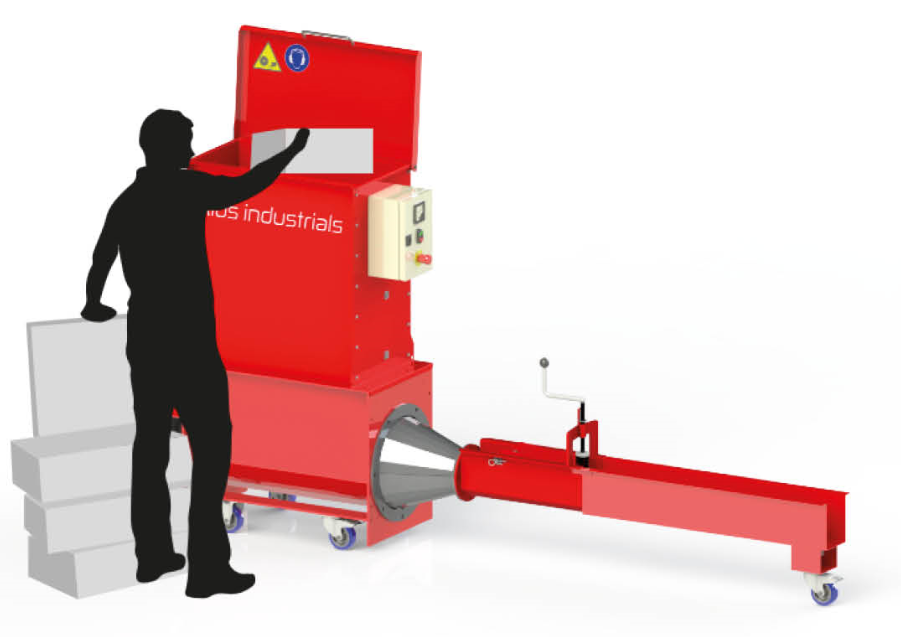 EPS polystyrene compactor A310A